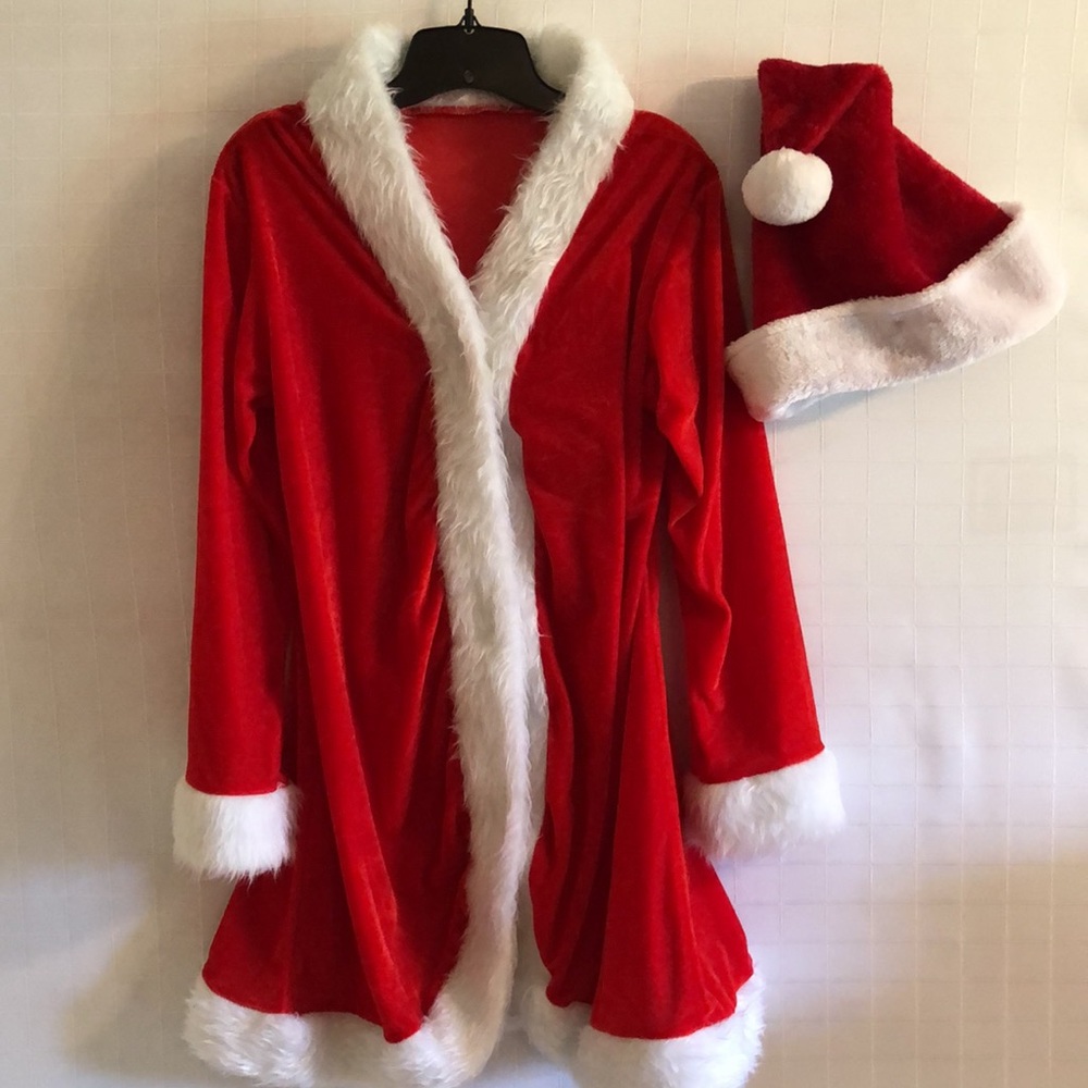 Santas clause coat and hat